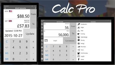 Application Calculatrice gratuite Calc Pro HD Free téléchargé
