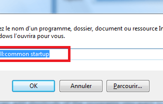 dossier démarrage windows 10