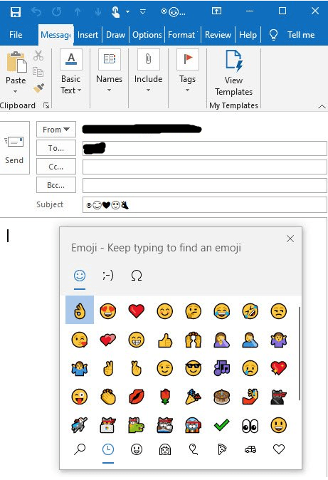 emoji mail