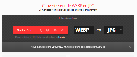 convertir WebP en JPG