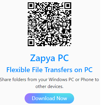 Télécharger Zapya et installer Zapya pour Windows 11/10