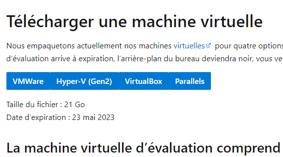 Machine Virtuelle Windows 11 : Démarrer Windows 11 à partir d'une machine virtuelle déjà configurée