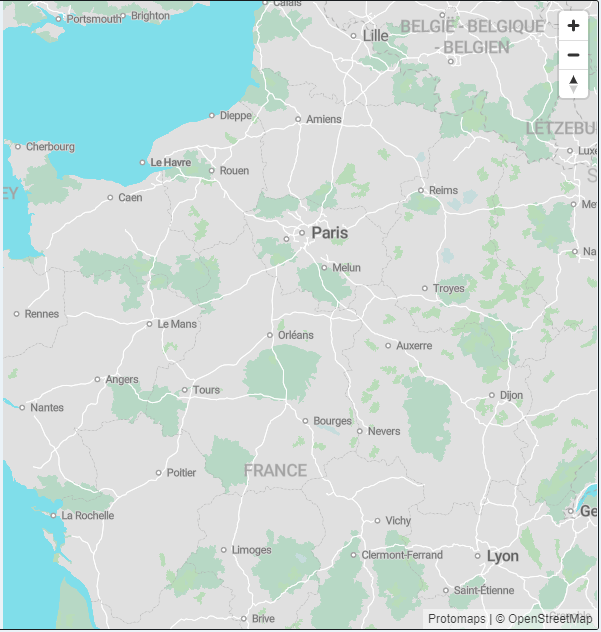 Carte du monde interactive locale ou en cloud avec Protomaps