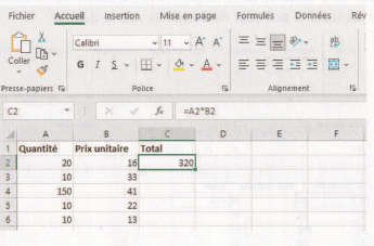 Utiliser une référence de cellule pour effectuer des calculs